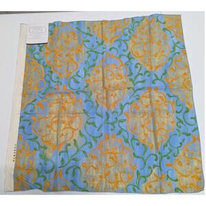 Vintage Osborne & Little Fabric Sample Designers Guild Sakumari Aripana F513-01